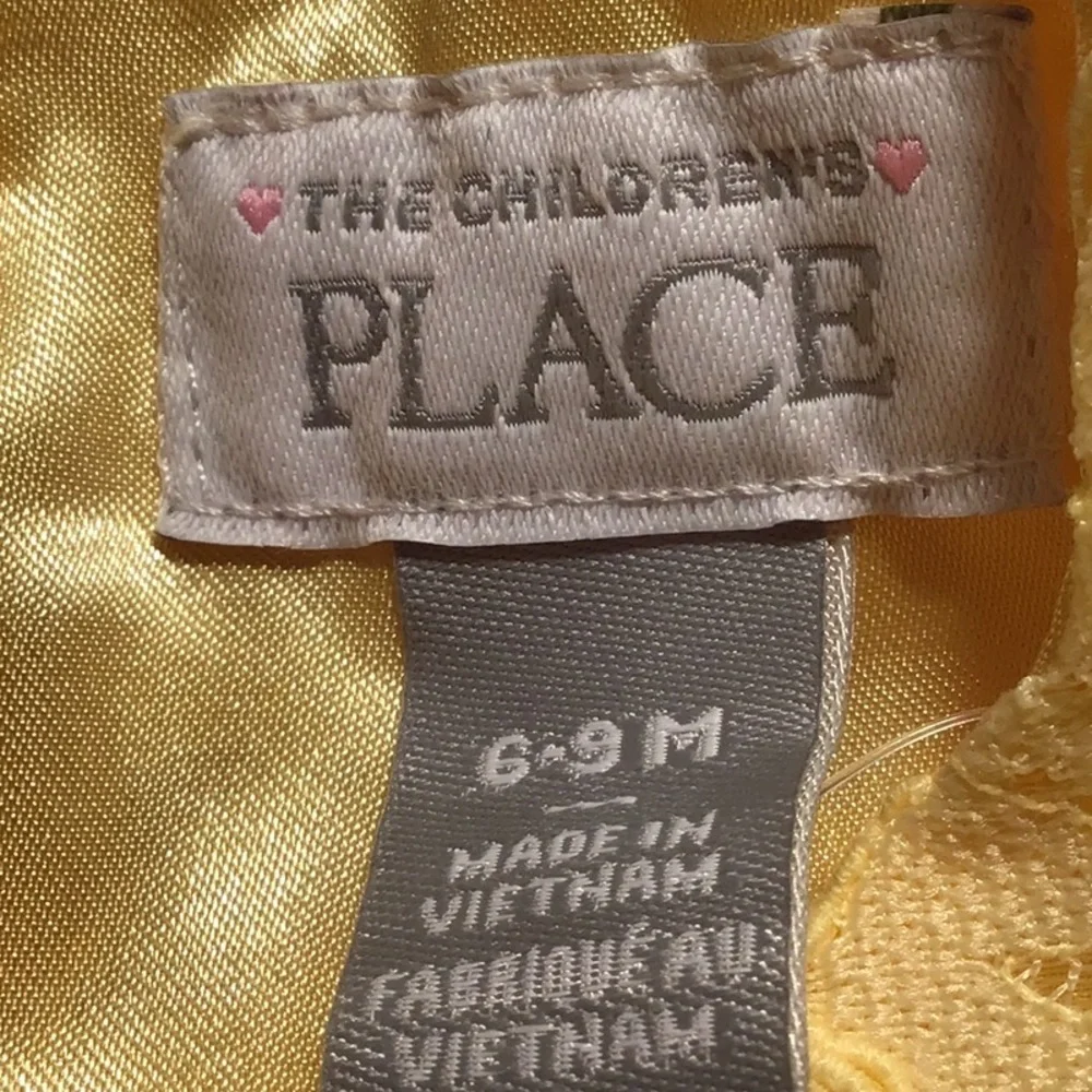 NEW THE CHILDREN’S PLACE YELLOW FORMAL DRESS FOR BABY GIRL